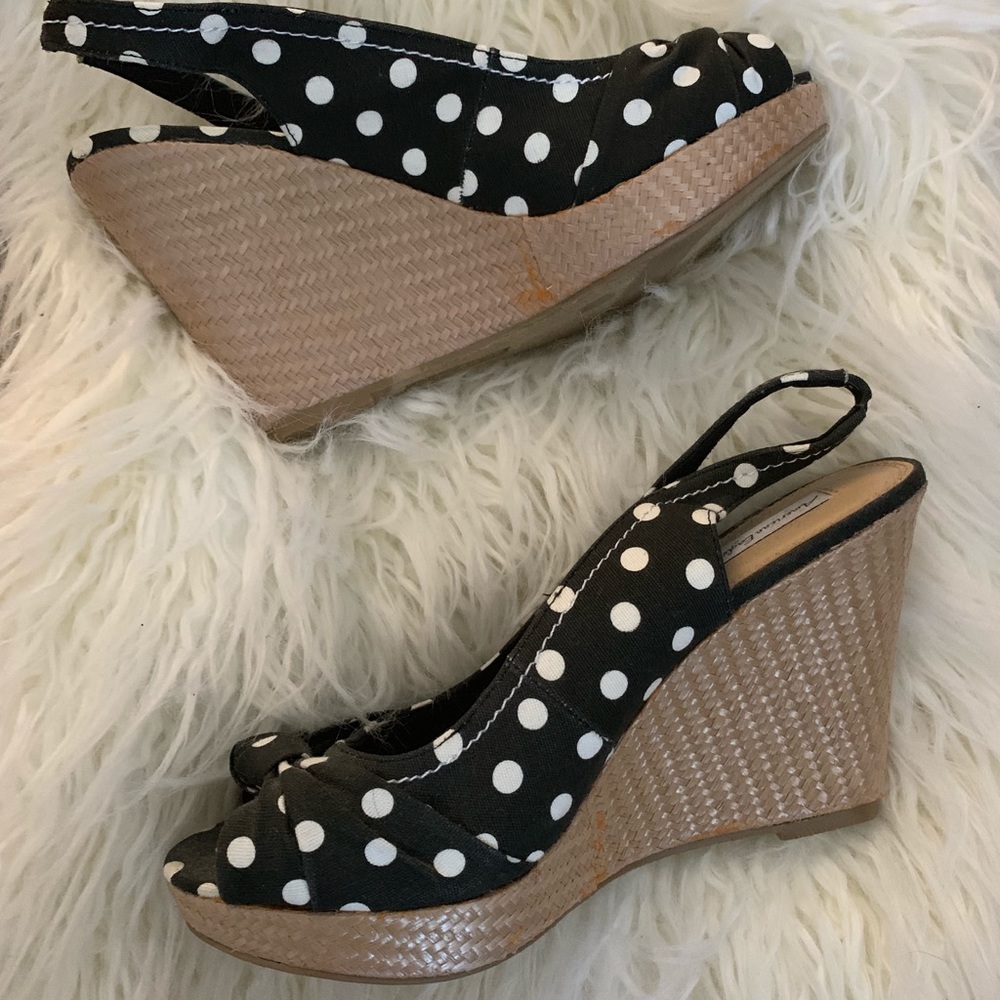 Open toe wedges